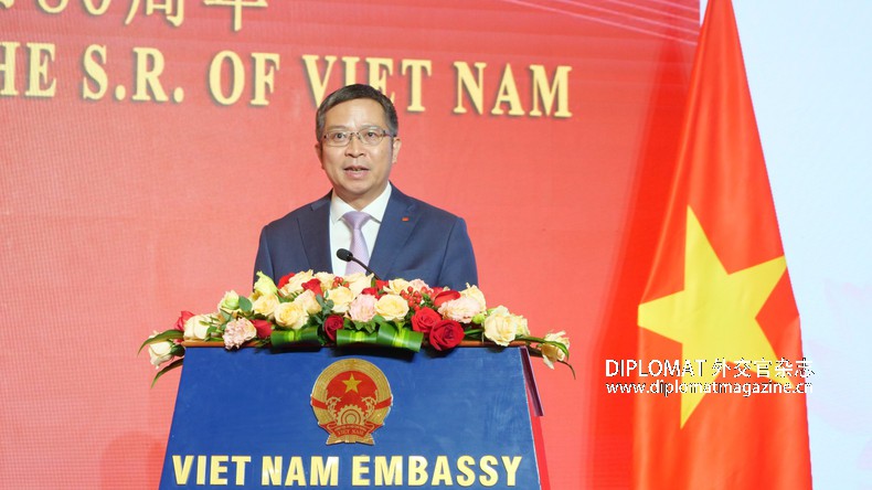 越南驻华大使馆在京举行国庆80周年招待会