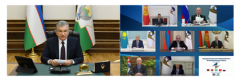 乌兹别克斯坦共和国总统参加了欧亚经济联盟在线峰会