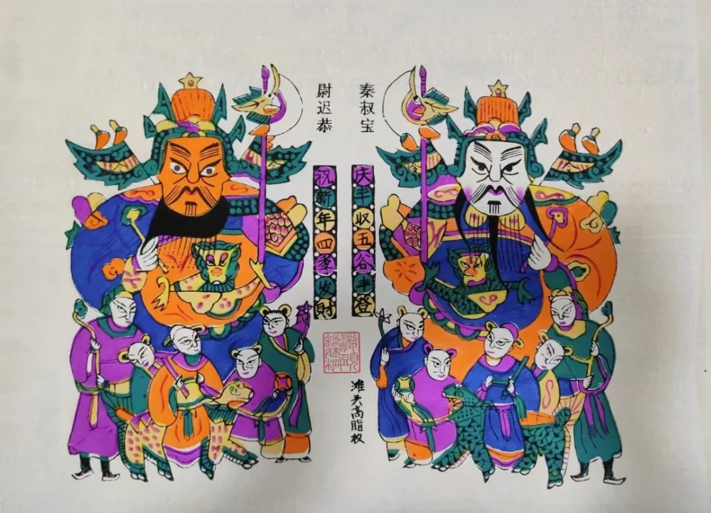 国家首批评定的非物质文化遗产----隆回滩头年画
